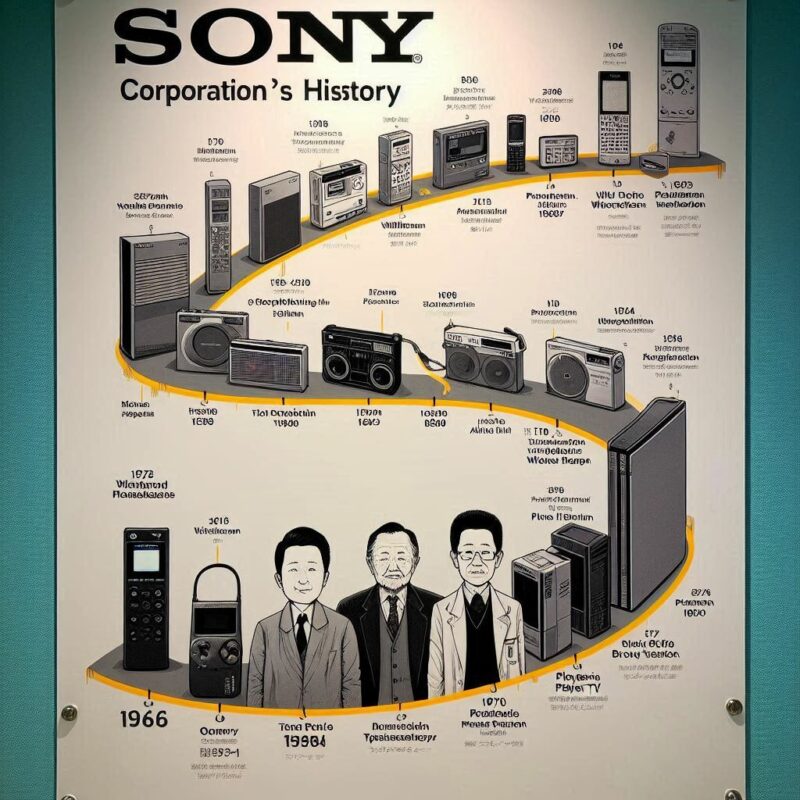 تاریخچه سونی و محصولاتی که تولید کرده است